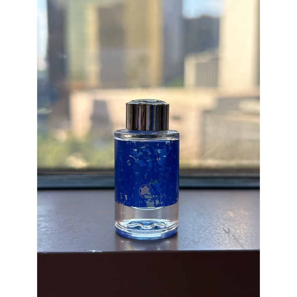Montblanc Explorer Ultra Blue mini travel dapper
